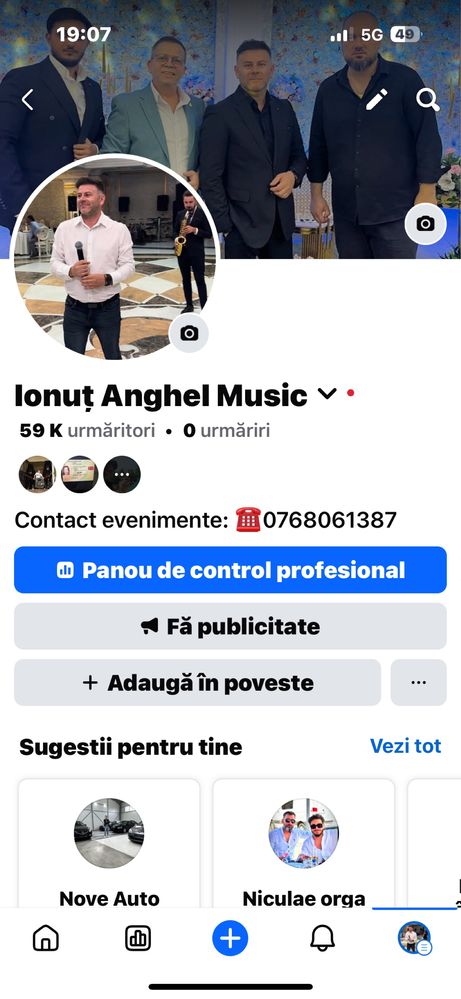 Vand pagina facebook