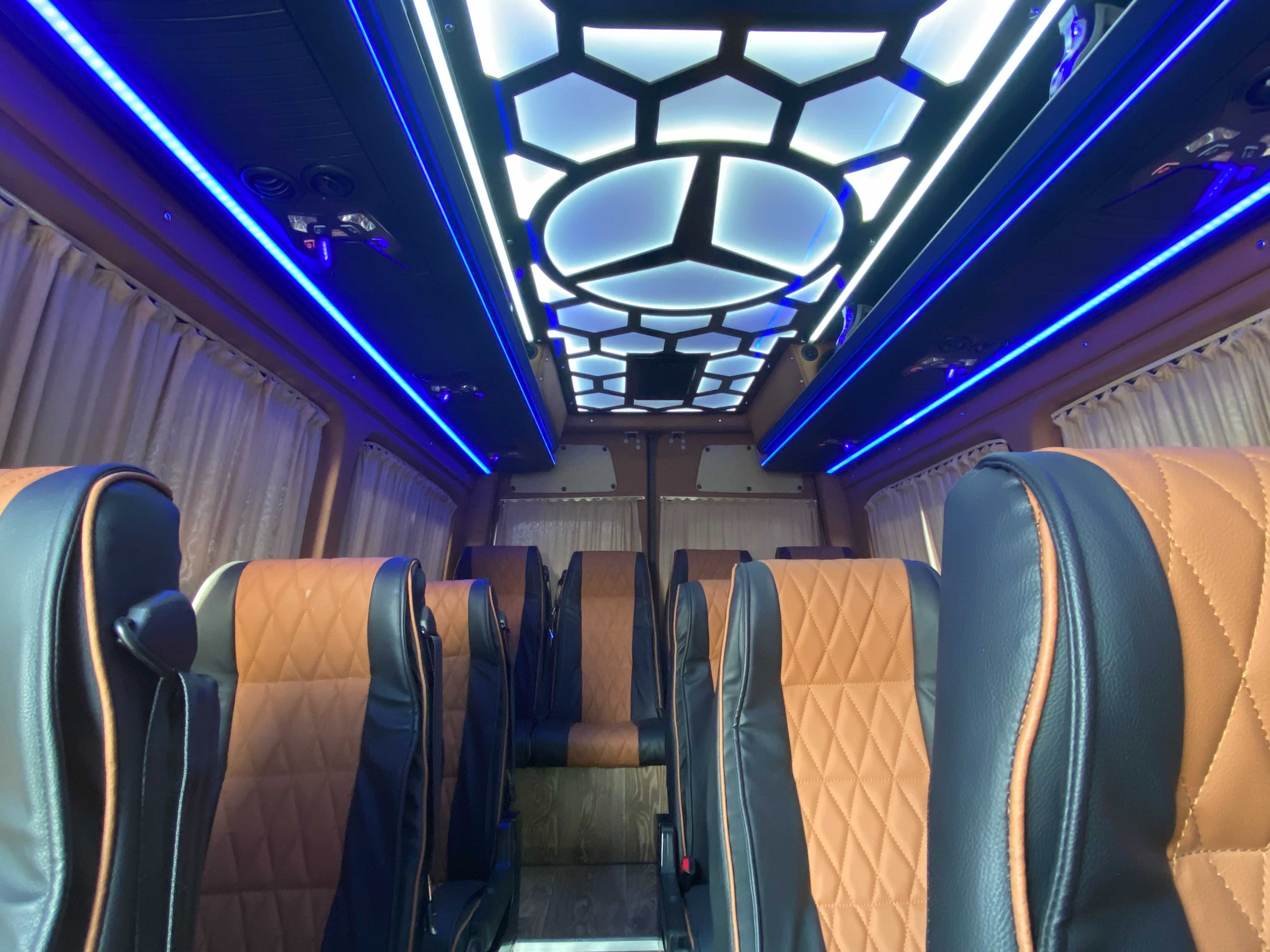 Аренда микроавтобуса, спринтер VIP салон, Mercedes-Benz Sprinter Хайс