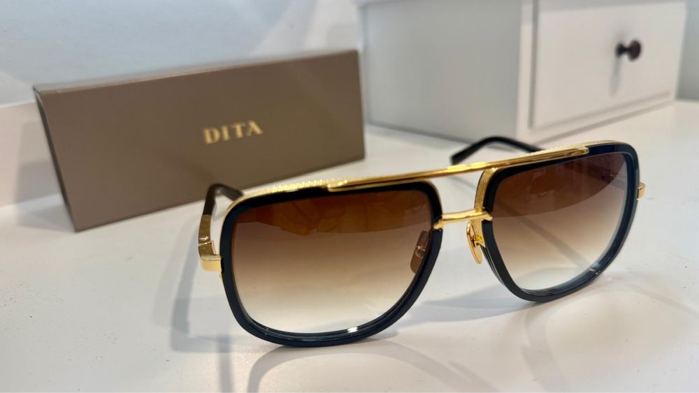Ochelari originali DITA Mach one gold 18K