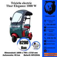 Triciclu electric nou 1000 W THOR ELEGANCE  Agramix