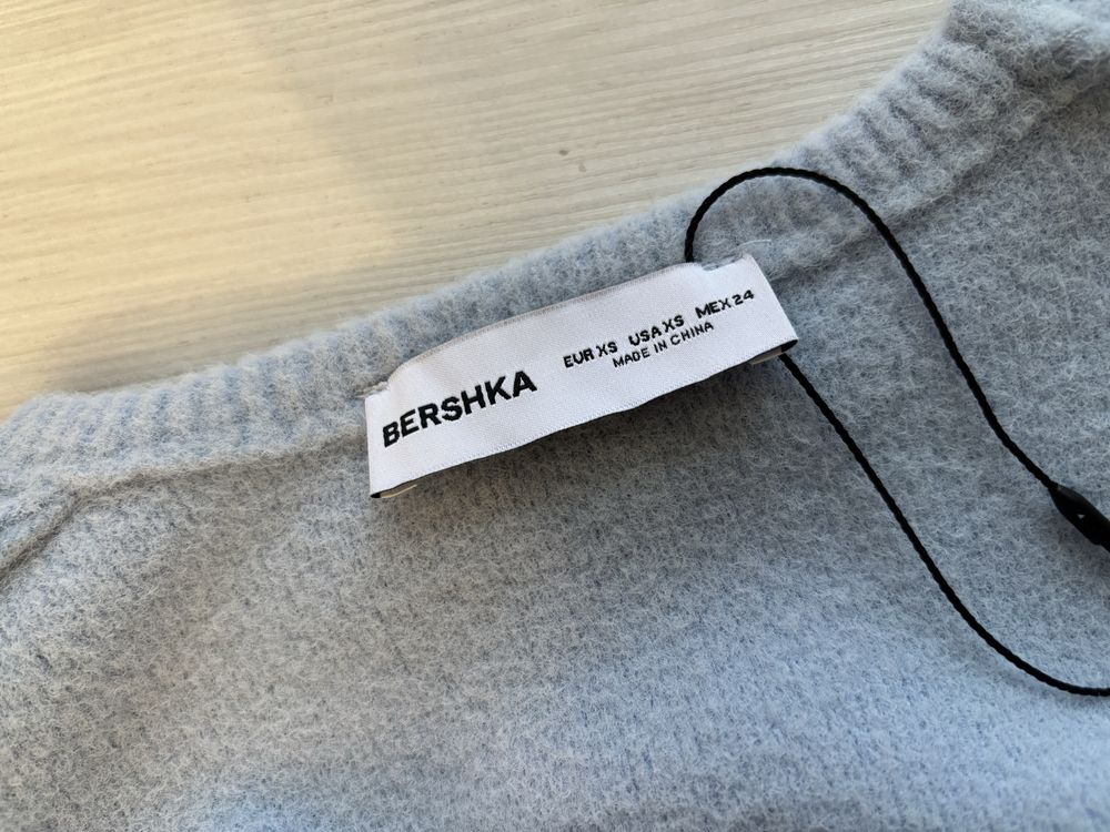 Синя блуза Bershka