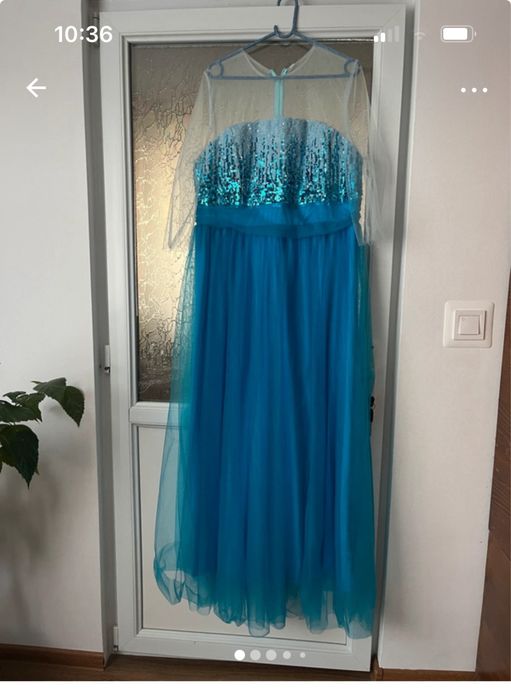 Rochie albastra cu paiete 3XL