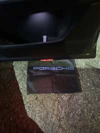 Lampi/Holograme led logo usi Porsche, carcasa cheie T CARBON