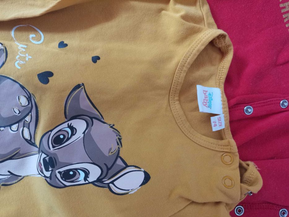 Salopeta+rochita+2 Body-uri mărimea 74