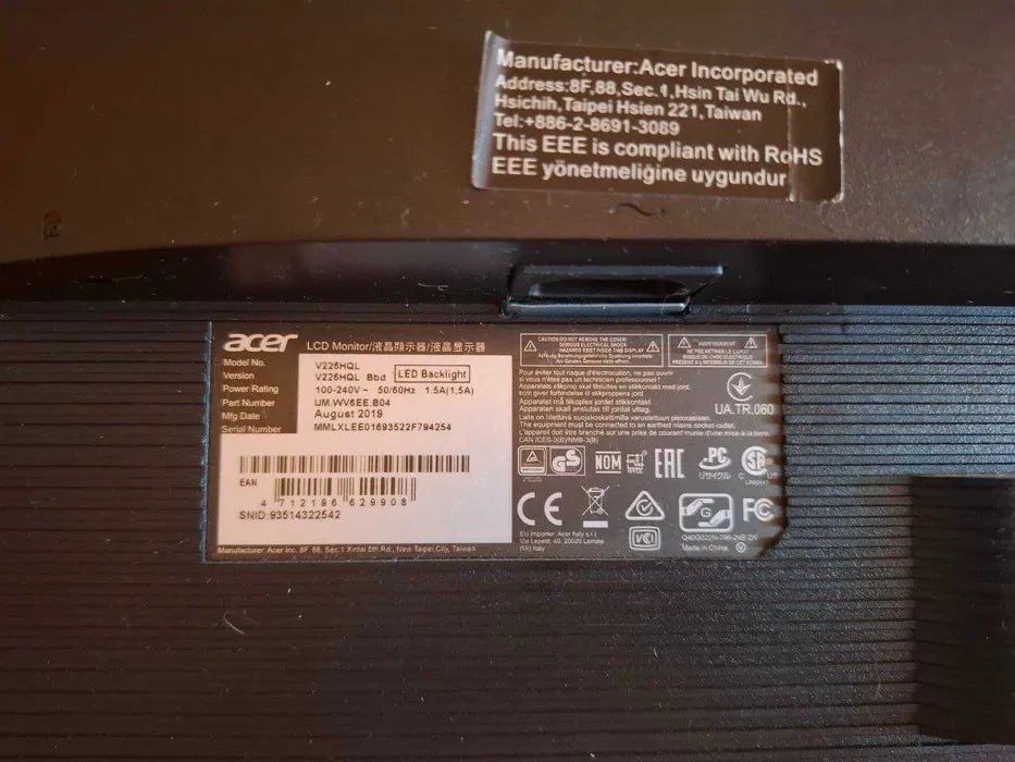 LCD Монитор Acer V226HQL