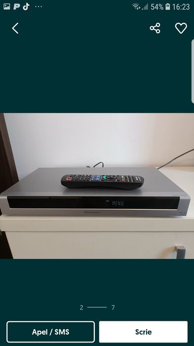 Vând Bluray recorder și receptor/decodor/ receiver