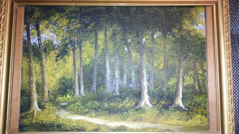 Картина пейзаж деревья