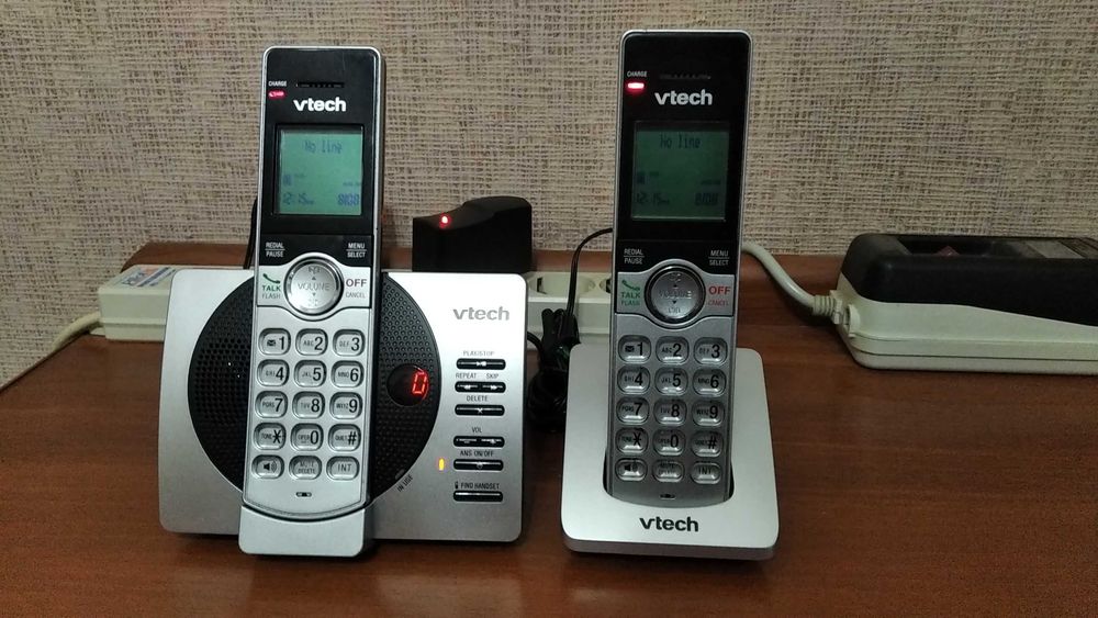 Продам радиотелефон VTECH две трубки на один телефонный номер.