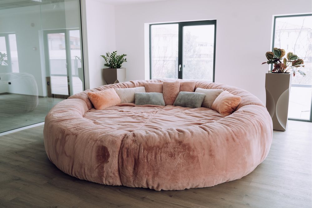 Pat Rotund Deluxe – Confortul Perfect în Formă de Cerc!