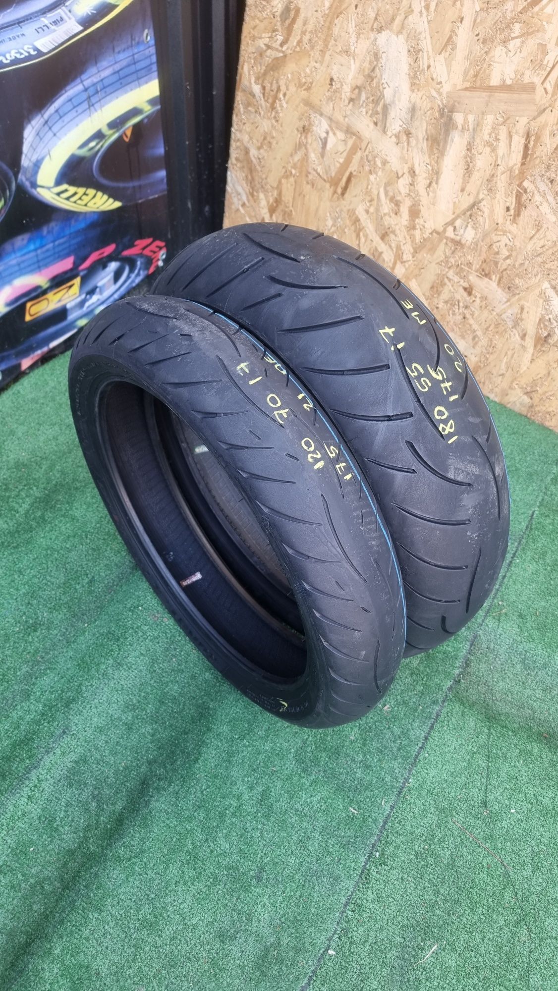 Set moto 120.70.17  180.55.17 Metzeler