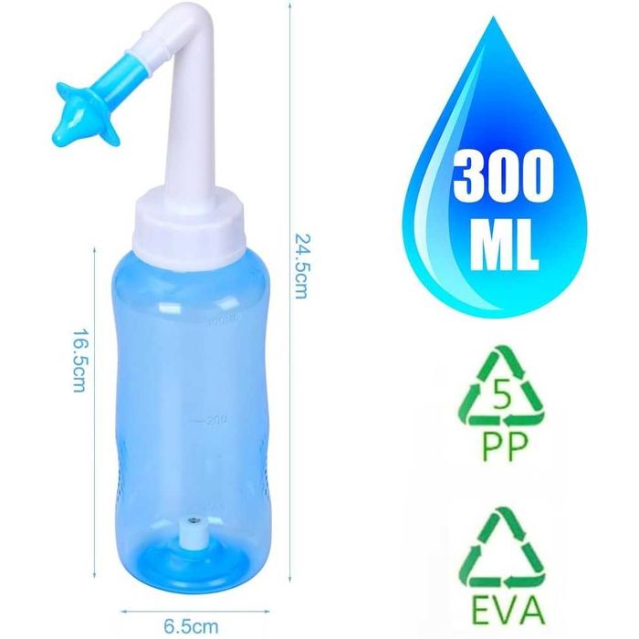 Irigator Nazal, Curatare Sinusuri, Decongestie Nazala, 300ml