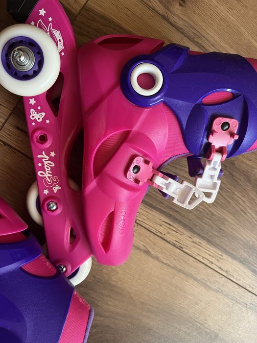 Role oxelo 32-34 noi + casca protectie