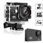 Екшън Камера 4K с Wi-Fi, Водоустойчива Заснемане Спортна Камера Мото