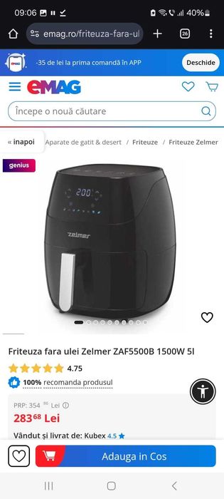Air Fryer Zelmer