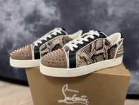 Adidasi Christian Louboutin Premium 2024 -Piele Naturala