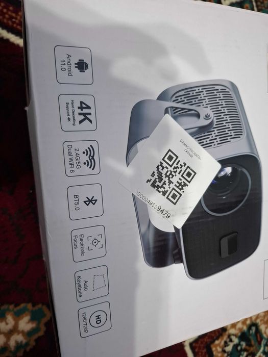 HY300 Pro Projector Support 4K1080P WIFI6 5G Wireless 5.0 Bluetooth An