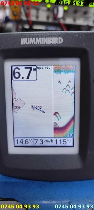 sonar HUMMINBIRD 383CX perefect functional  vinde ca in poze fara fire