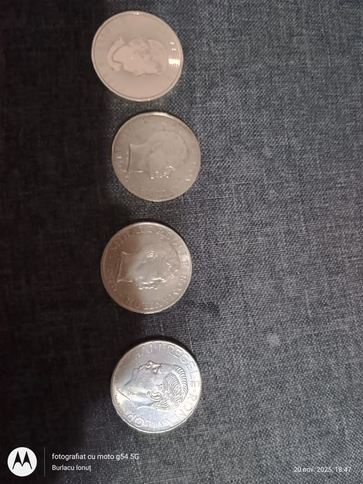Vând lot 2 monede ARGINT - Ofertă