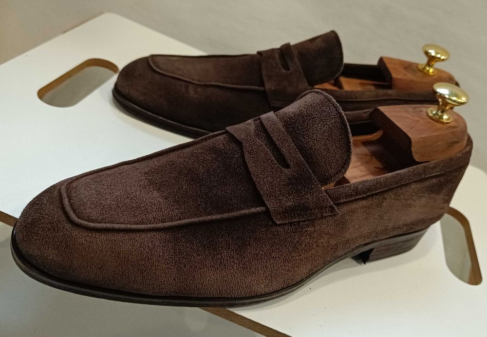 Pantofi loafer penny 40 40.5 de lux Mc Finlay piele naturala moale