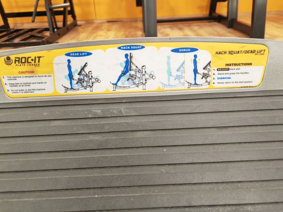 Aparat profesional Hack Squat / Deadlift HOIST, sala fitness,culturism