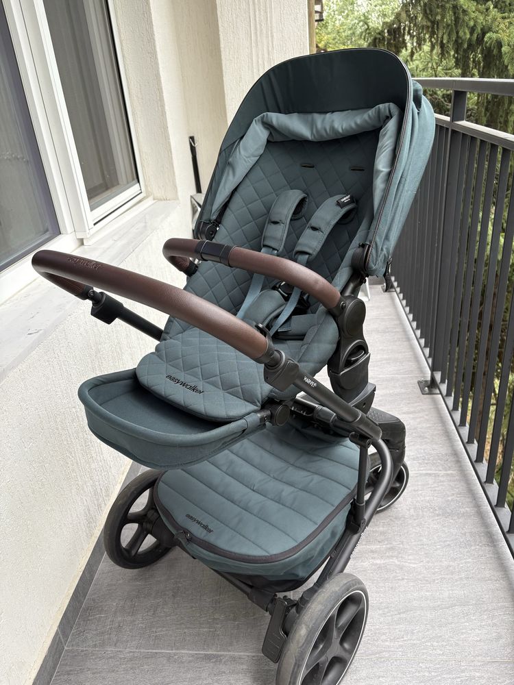Easywalker Harvey5 Premium - Детска бебешка количка 2 в 1 Jade Green