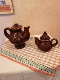 Продам керамические чайники и коньячный набор