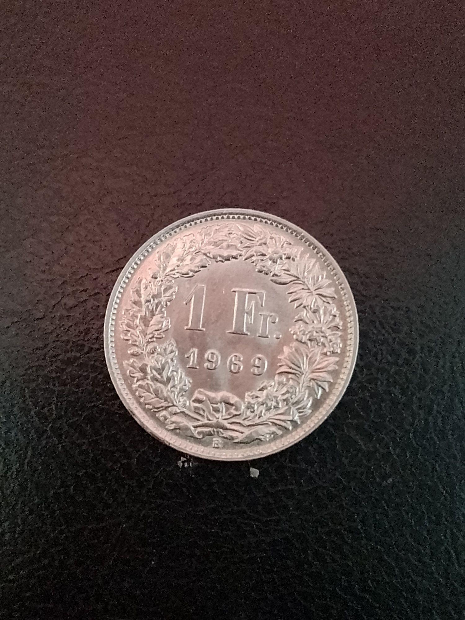 Moneda 1 franc argint pur 835