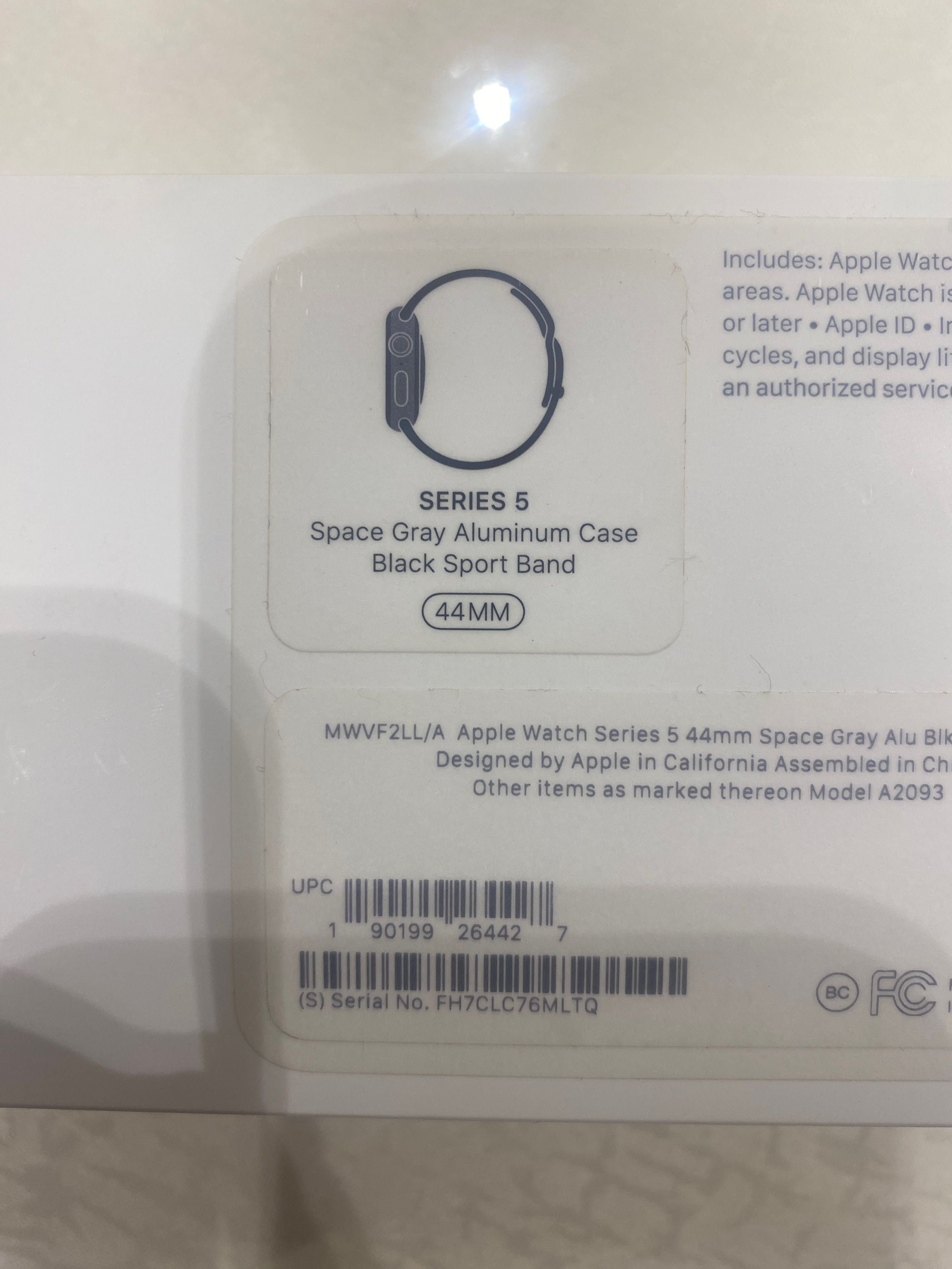 Смарт часы Apple iwatch 5 44 mm. Оригинал!