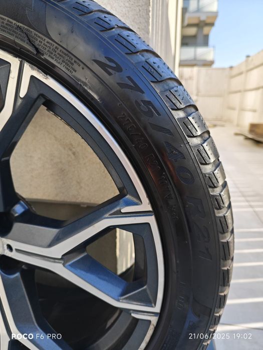 4 Jante BMW + 4 Anvelope P.Scorpion X5/X6/X7 (275/40/R21 & 315/35/R21)
