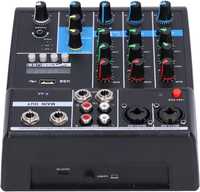 F4A Audio Live Mixer USB интерфейс Audio Mixer 4 канала, стерео DJ зву