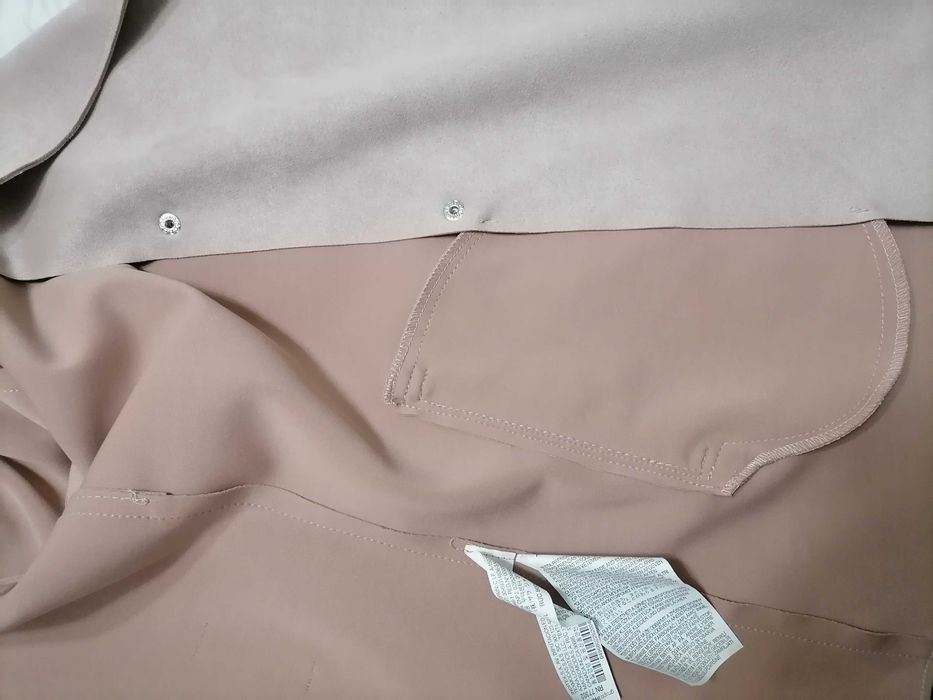 Jachetă piele întoarsă Zara