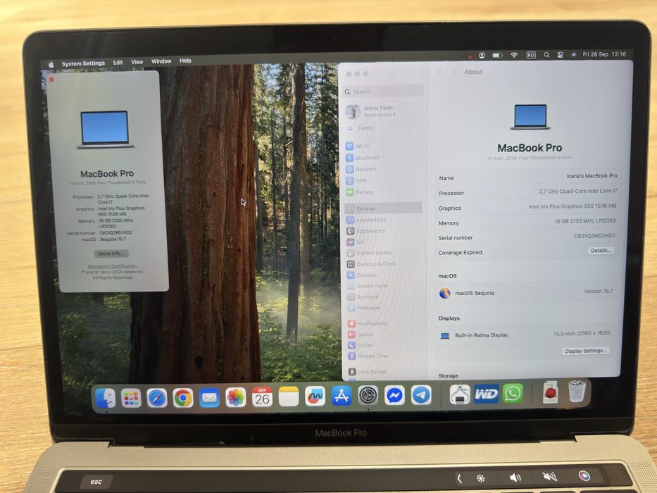 Vand MacBook Pro 13inch
