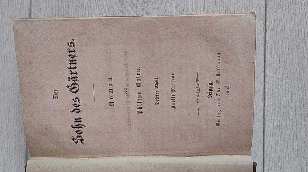 Der Sohn des Gärtners: roman von Philipp Galen, vol. 3, 4