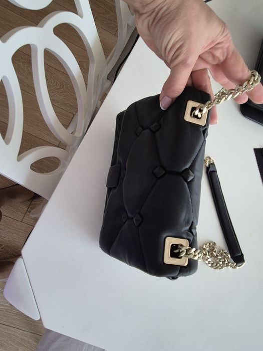 Зара Zara черна чанта