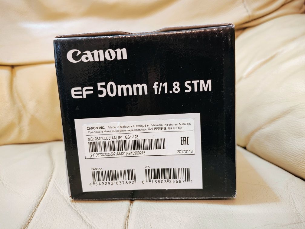 Canon 50 1.8 NOU +BONUS filtru UV ,canon 18-55 chit.