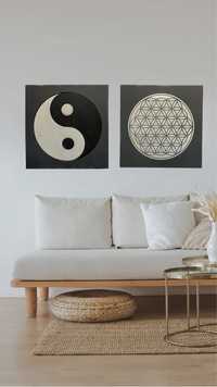 Yin and yang si Flower of Life