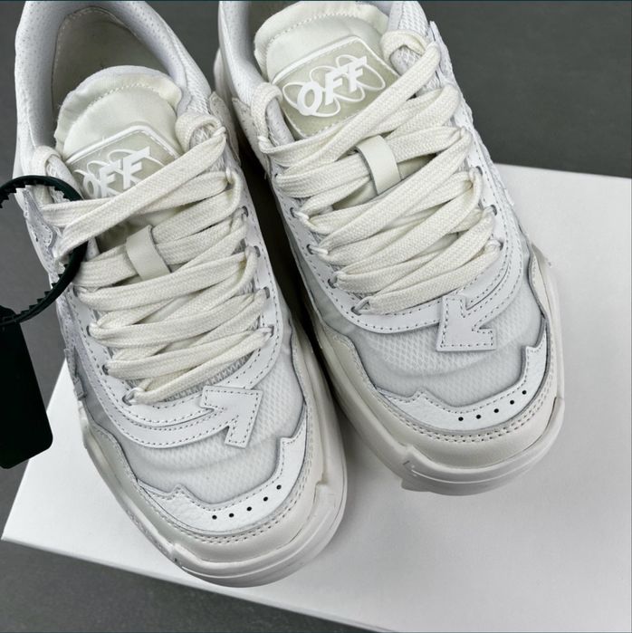 Adidasi Off White ODSY piele naturala Premium Full Box coletie noua