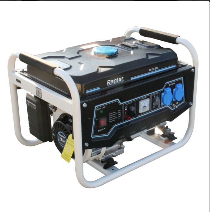 Бензинов генератор монофазен 2.7/3.0 kW RAPTER