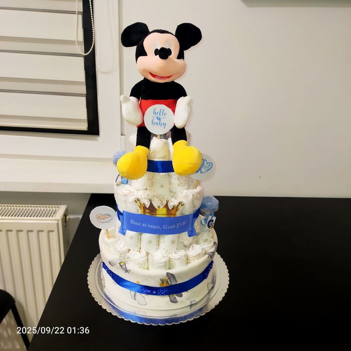 Tort din pampers fete și băieți