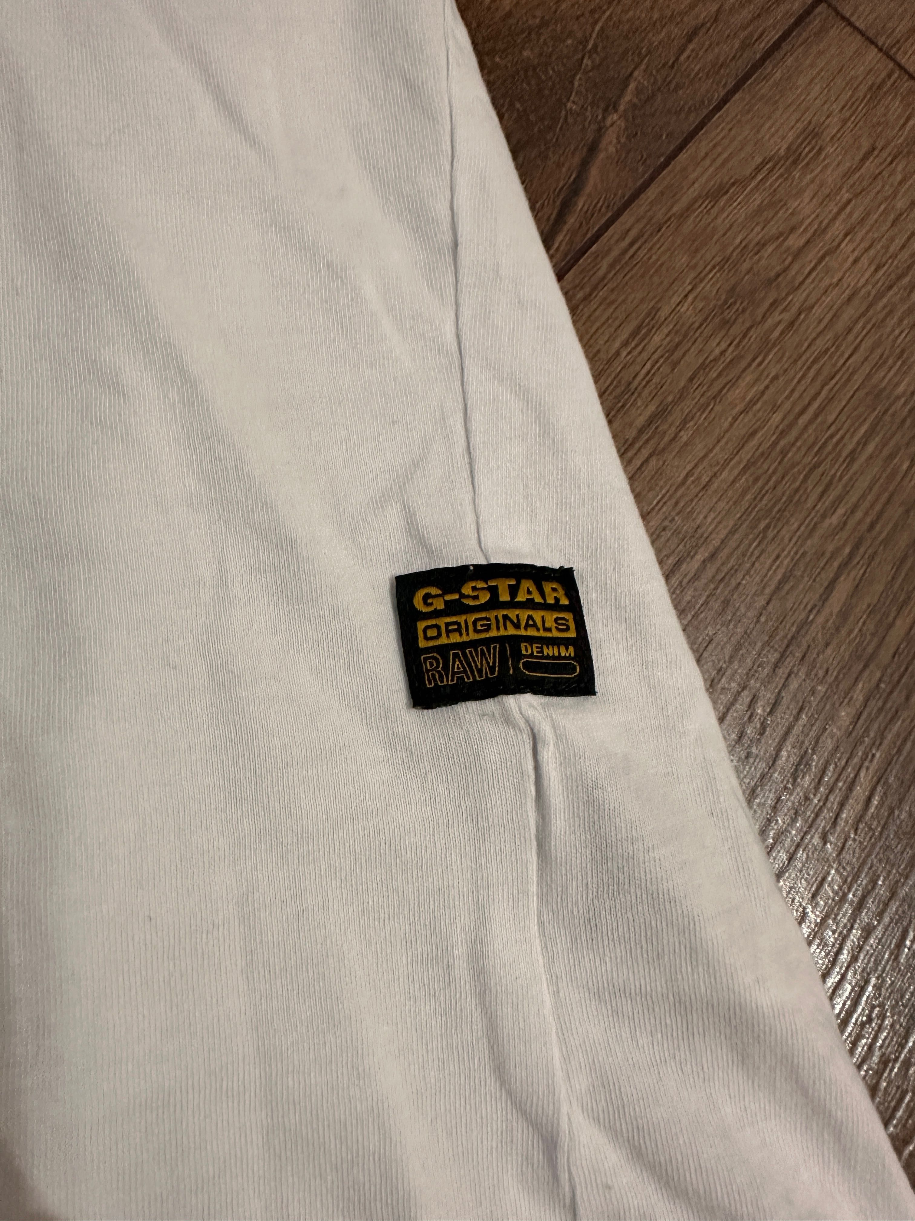 G STAR RAW мъжка бяла тениска