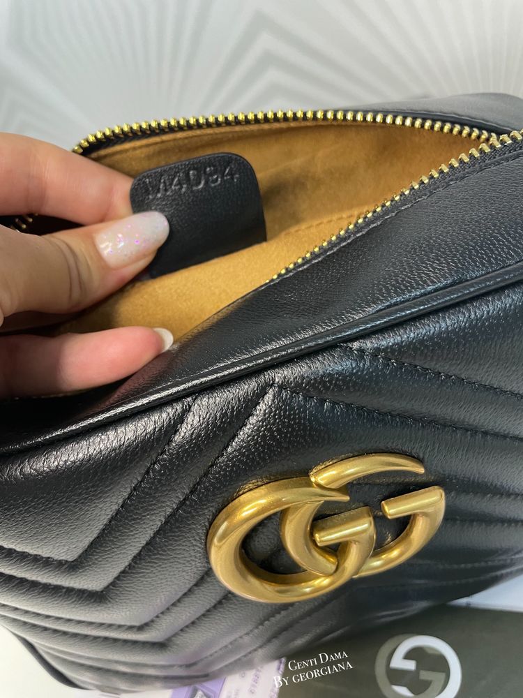 Geanta Gucci Marmont Camera Piele Naturala