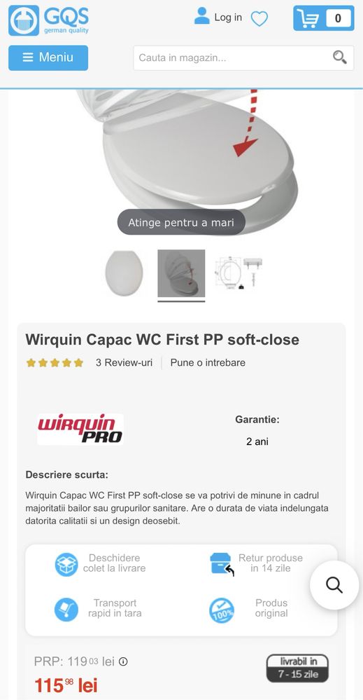 Capac WC MDF Wirquin