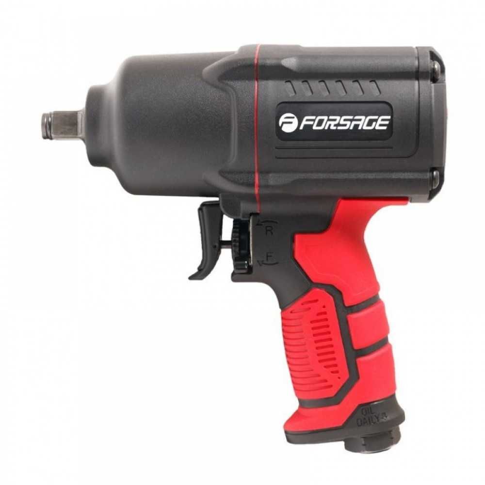 Пневматичен гайковерт с къс шпиндел 1450 Nм 1/2" с вложки  Forsage