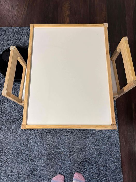 Set masuta pt copii + 2 scaune Ikea