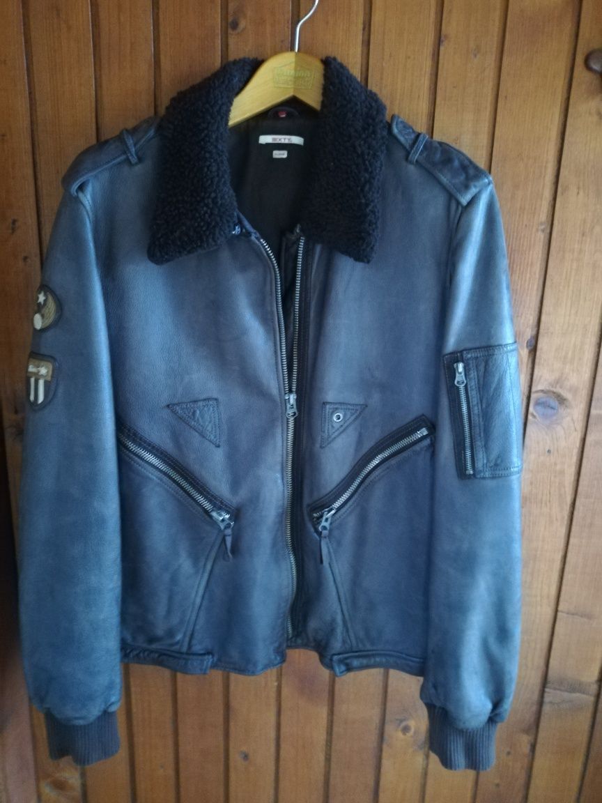 Geaca piele bărbați model Aviator Sixty Xl