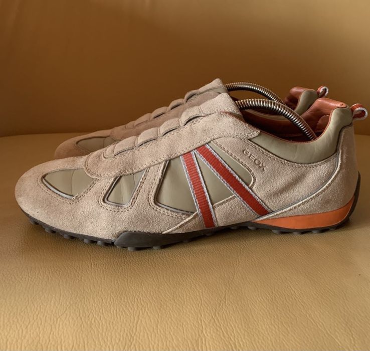 Мужская обувь «GEOX» 44-размера / ИТАЛИЯ  / оригинал / НАТУРАЛЬНАЯ