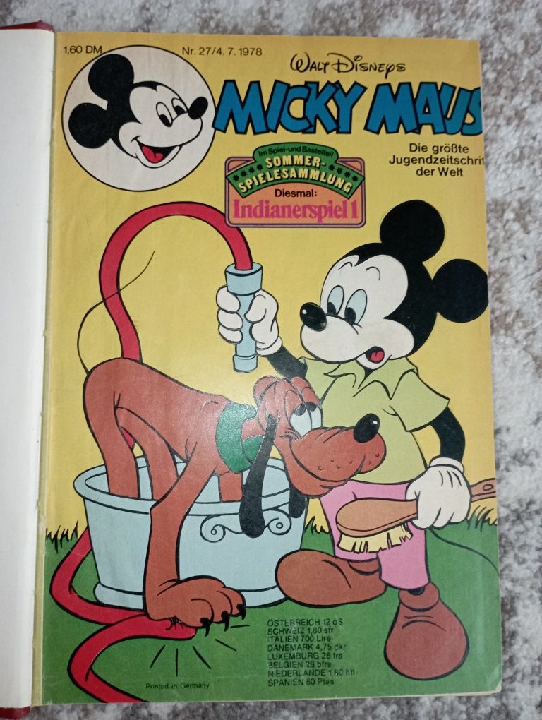 Carte reviste Mickey Mouse - 1978