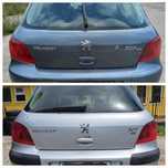 Врата багажник Пежо 307 хетчбег сив Peugeot 307