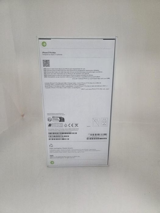 Telefon mobil Apple iPhone 17 Pro Max, 256GB, 5G, Silver -A-