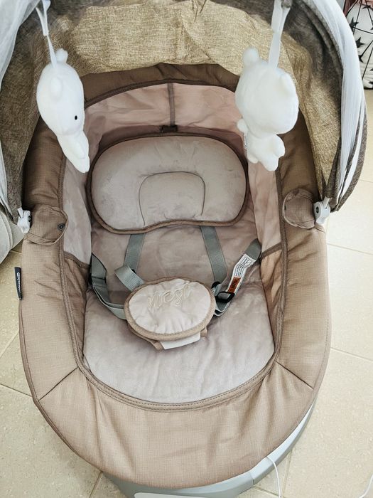 Chipolino Електрическа люлка Nest Макадамия